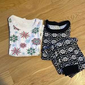 Hanna Andersson pajamas, Winter theme, excellent used condition, size 8/130.